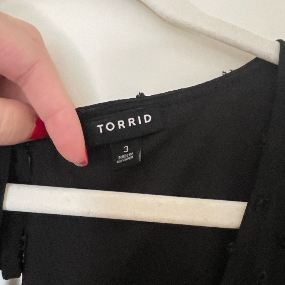 Torrid Black Long Sleeve Dress - Picture 3 of 4